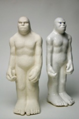 Bigfoot Souvenirs 2012, porcelain, glaze